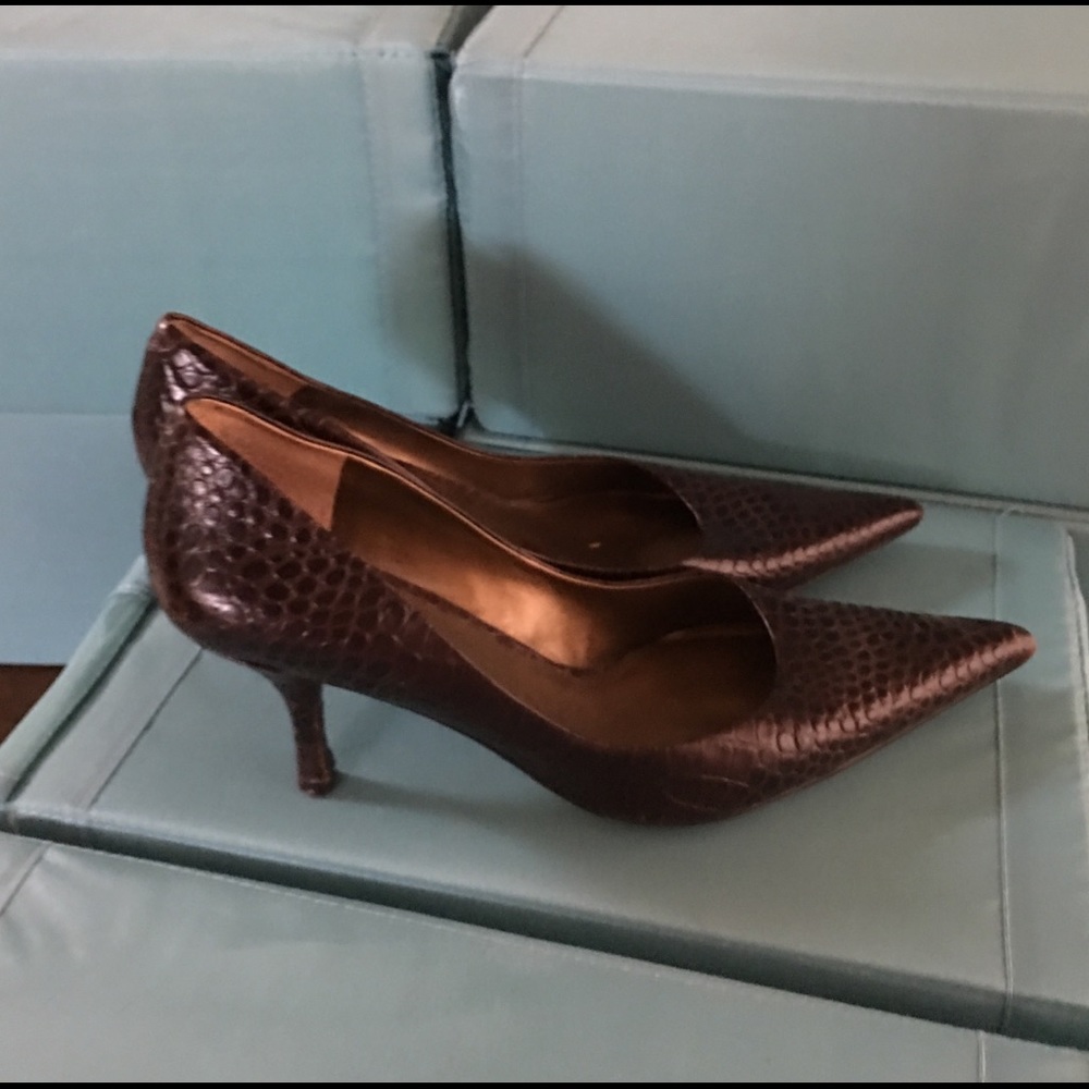 Nine West Pointy Toe Pumps, Brown